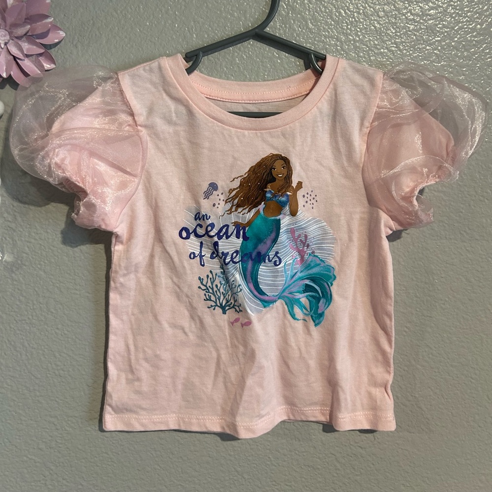 Disney princess 5 T girl tee shirt
